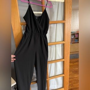Black camisole jumpsuit